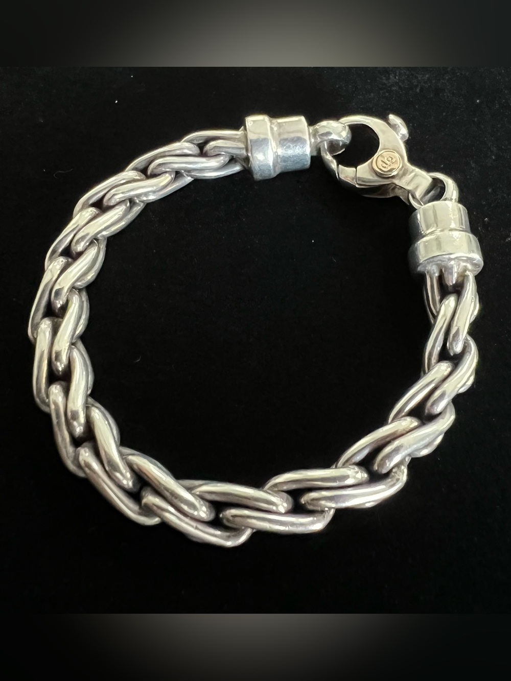 Rodney de Gruchy Wheat Style Chunky Sterling Silver 925 Women’s Bracelet